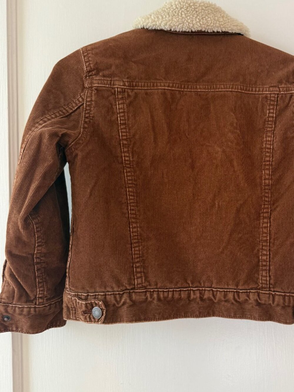 Gap Kids Sherpa Lined Corduroy Jacket Size Small - Picture 2 of 9